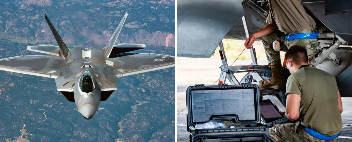 Strace on X: "The F-22's avionics used Intel's i960MX processor. 32-bit ...