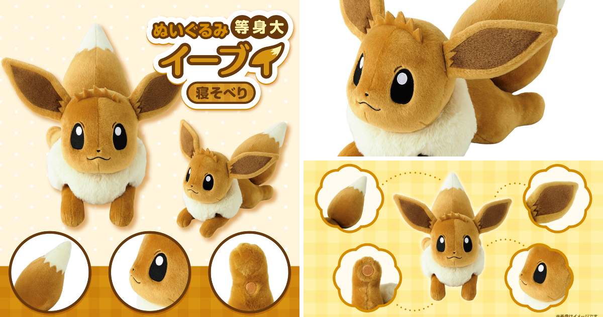 ポケモン イーブイ ぬいぐるみ 寝そべり ポケモングッズ紹介 イーブイコレクション on X: 