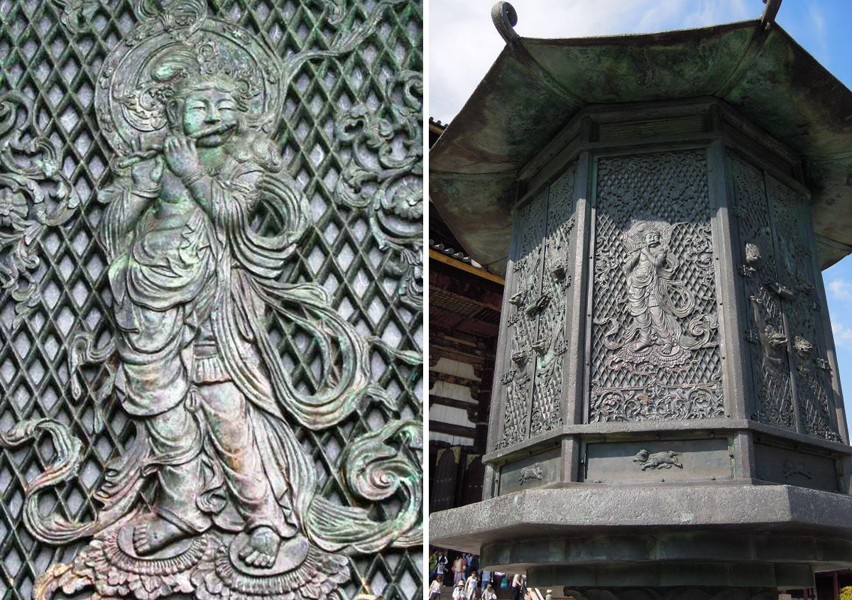 美しい日本の仏像 sur X : « 【奈良・東大寺/音声菩薩像(752年)】銅像