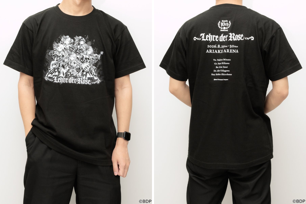 バンドリ ロゼリア Lehre der Rose 記念ライブ Tシャツ L ブシロードクリエイティブ公式 on X: 