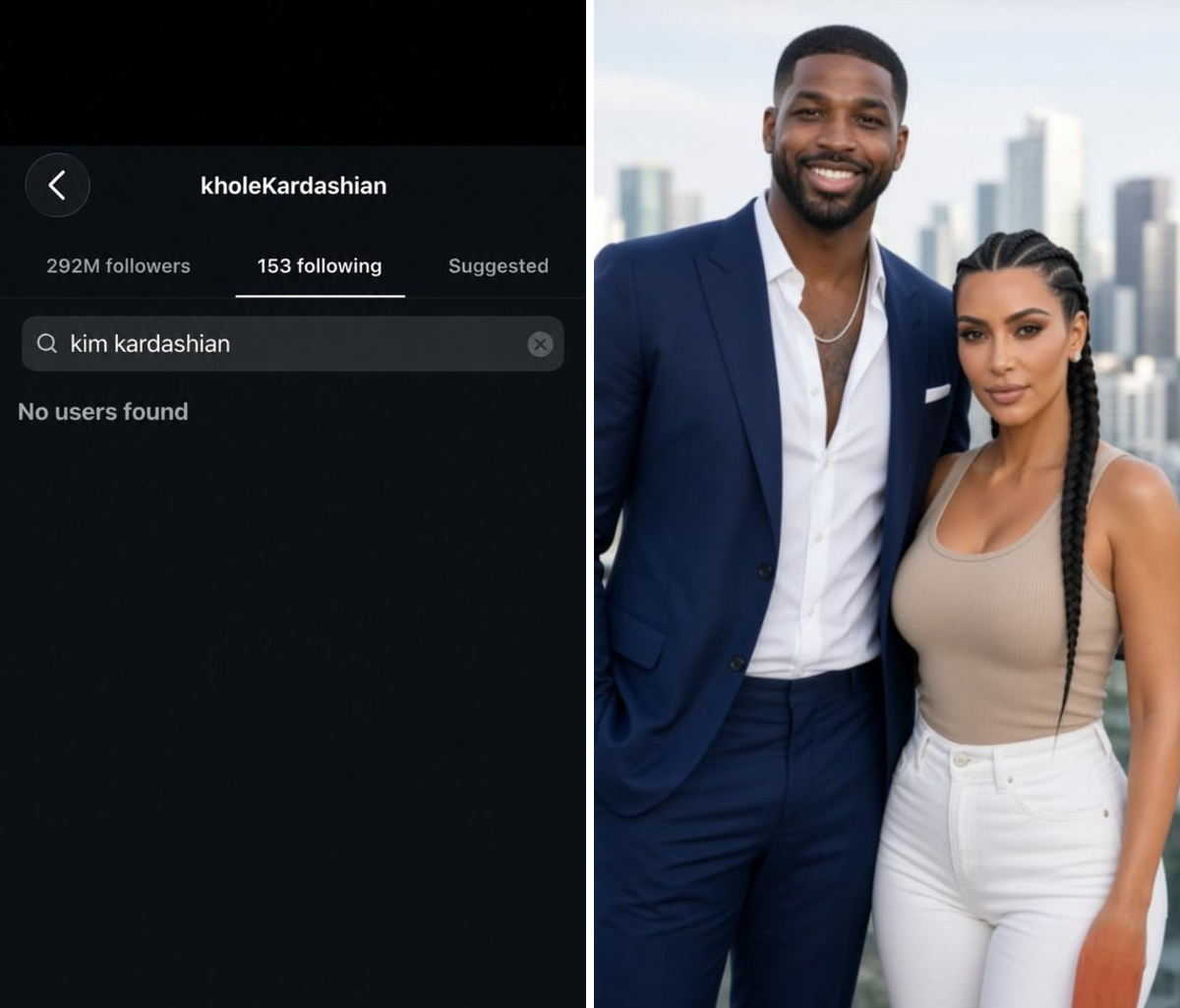 FAFO TV 💀 on X: "Kholé Kardashian just unfollowed her sister Kim