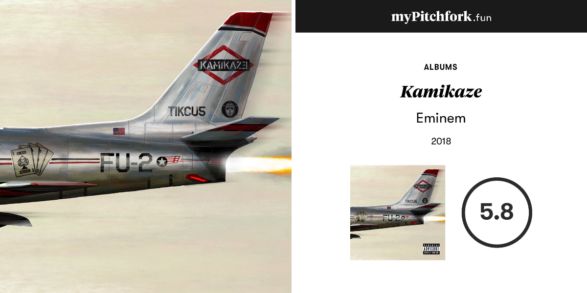 Dua Lipa UKHQ в X: „💿 Album Review #757 “Kamikaze” — Eminem