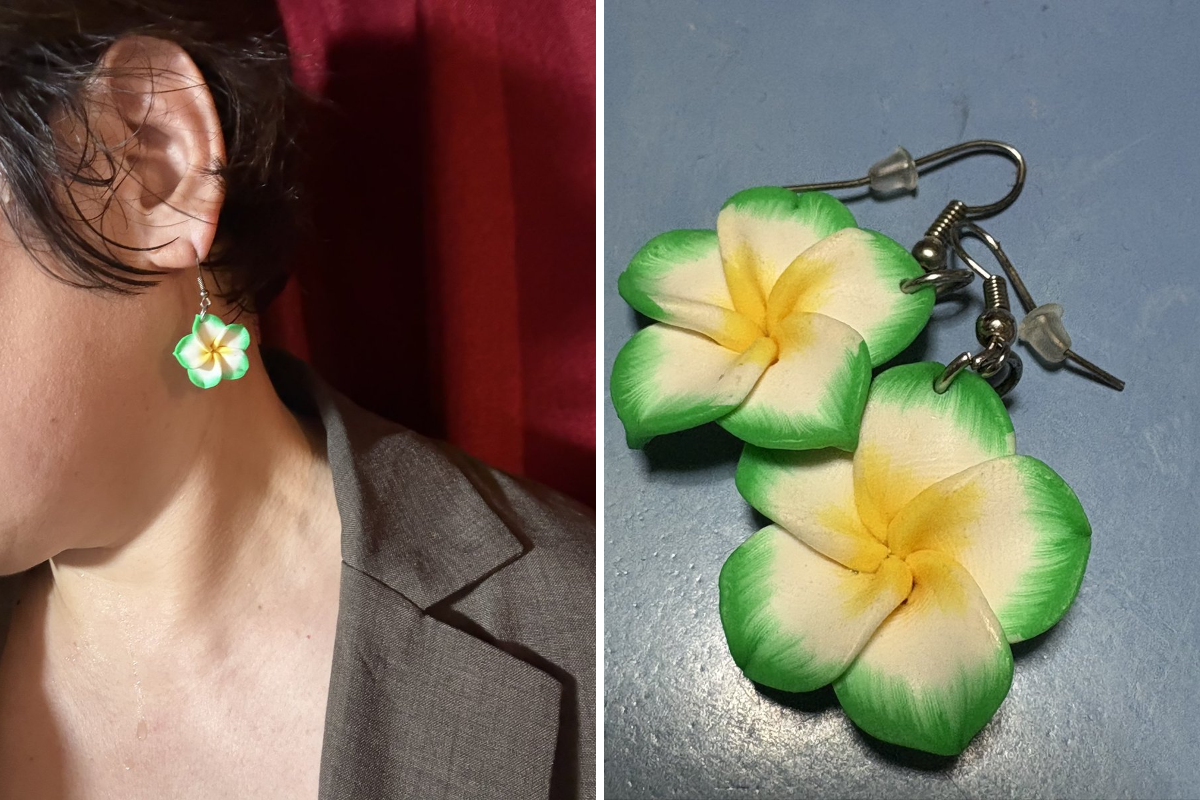 大きな花のピアス 花房観音 hanabusa kannon on X: 