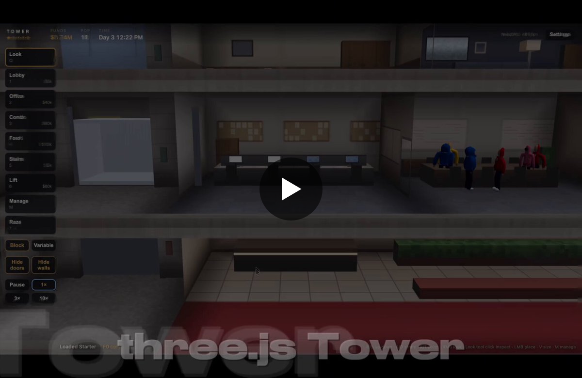 Ryan Fitzpatrick on X: "Sim Tower from the 90s reimagined with three.js ...