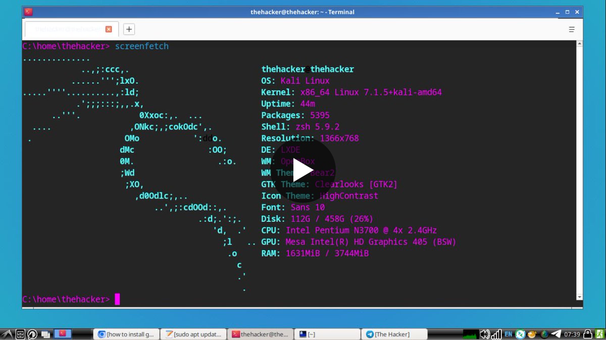 The Hacker on X: "Install Ghostty v1.3.1 Terminal Emulator on Kali ...