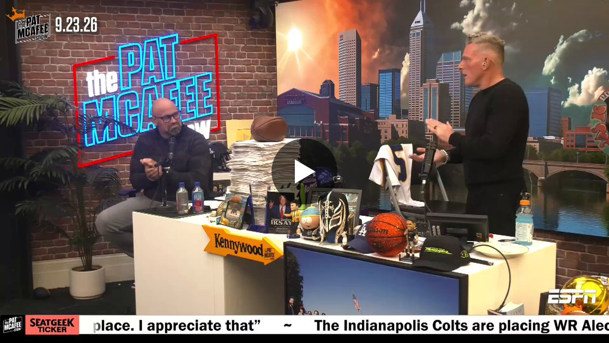 Pat McAfee on X: "LET'S GO IN THE TRENCHES.. IT IS TIME FOR @AQSHIPLEY ...