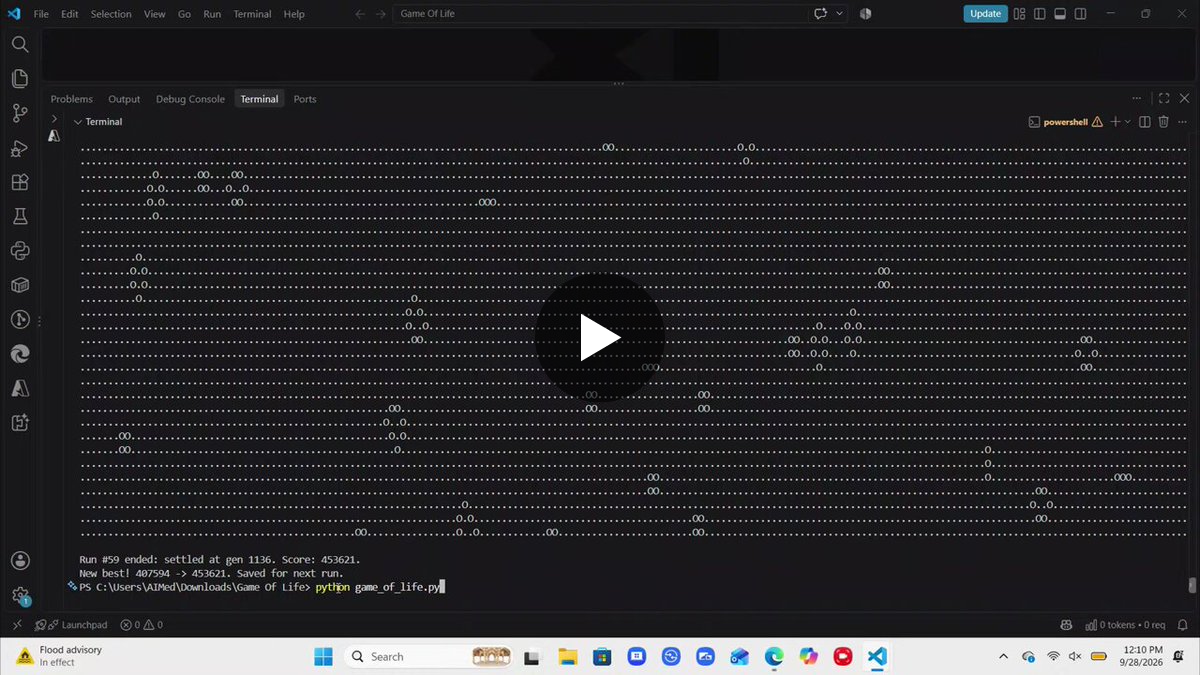 Python Papi on X: "We've Created Life The Program is designed to come ...