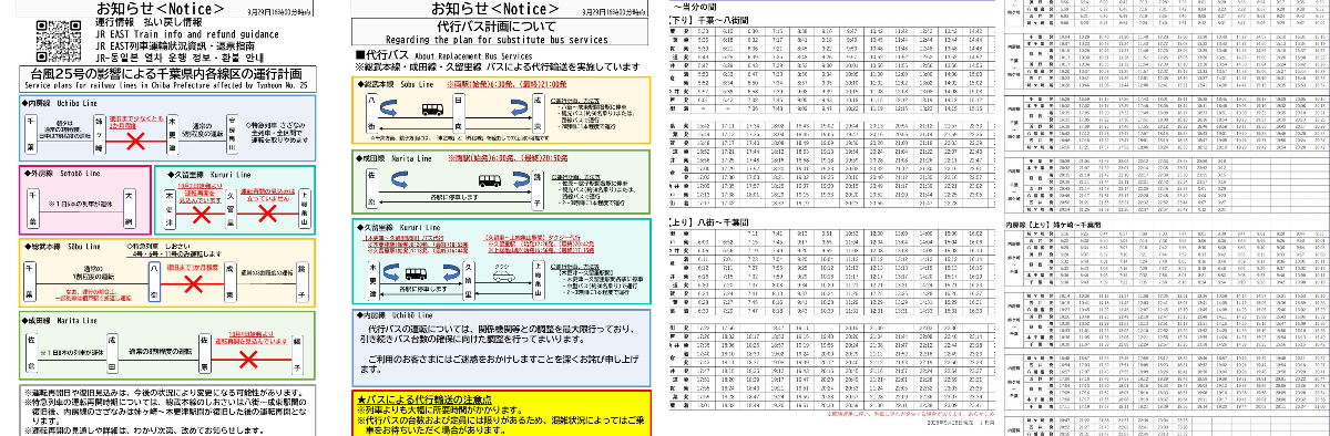 千代田線 列車運行図表 平日-休日　昭和63年10月25日改正 X-এ JR東日本【総武方面】運行情報 (公式): 