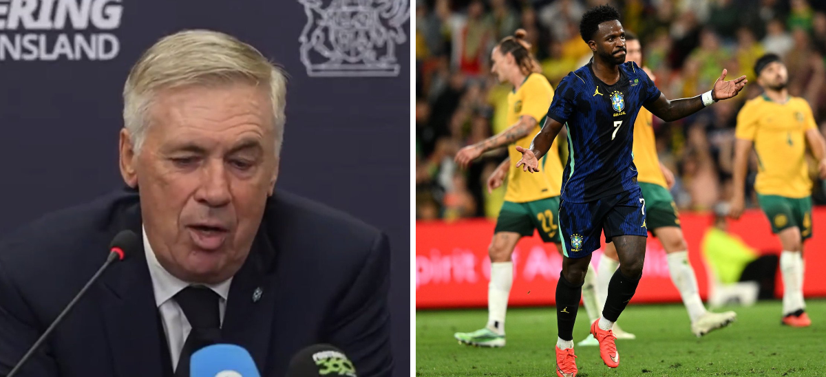 90Minutes Report on X: "🚨🗣️ Carlo Ancelotti on Vinícius Junior drop in ...