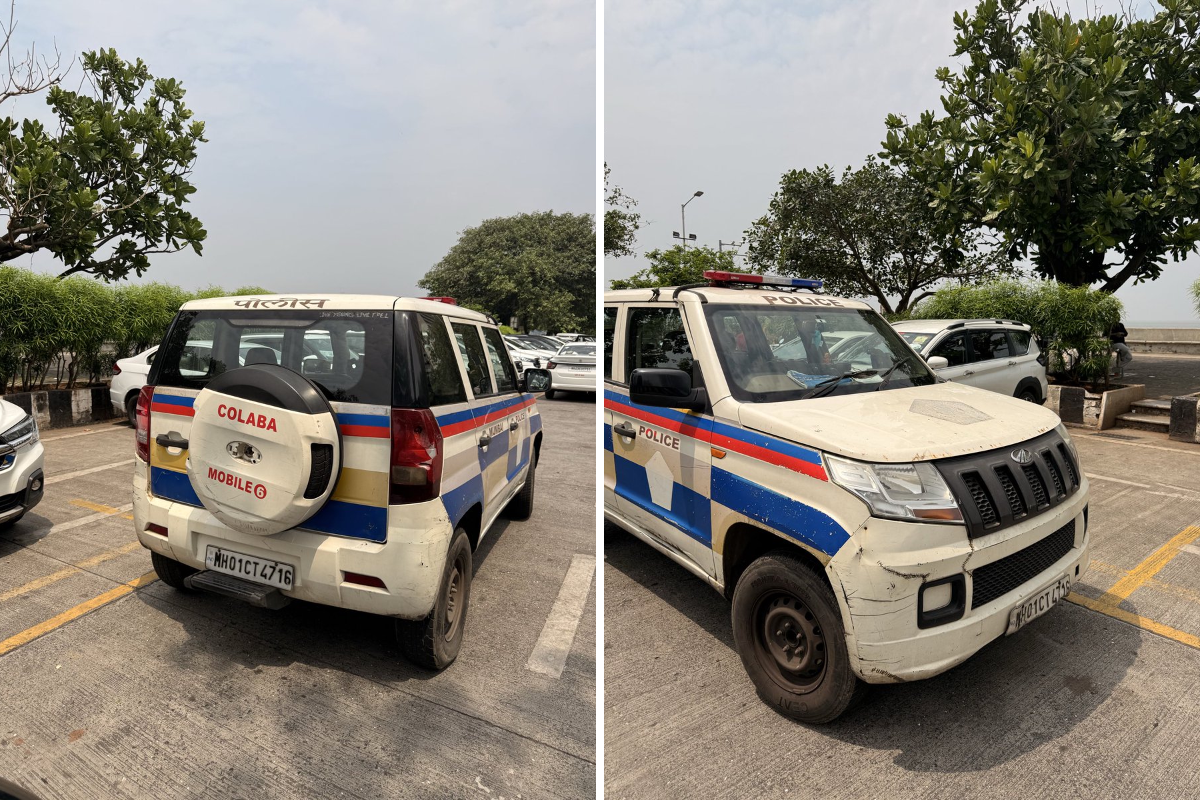 Dhananjai Charan on X: "A Mumbai Police vehicle (Colaba Mobile 6 ...