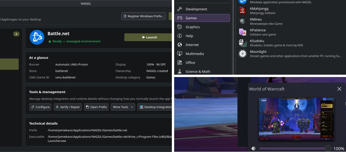 Jamie Kaos on X: "I got sick of using Steam and Lutris just to open my ...