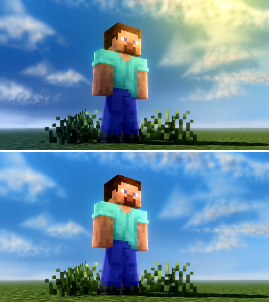 Keysha_Starlight || Open VGen on X: " Minecraft Render - [testing ...