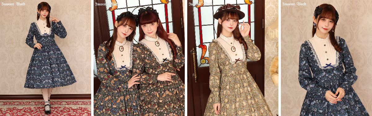 Innocent World モリススタンドカラーワンピース Innocent World Official on X: 