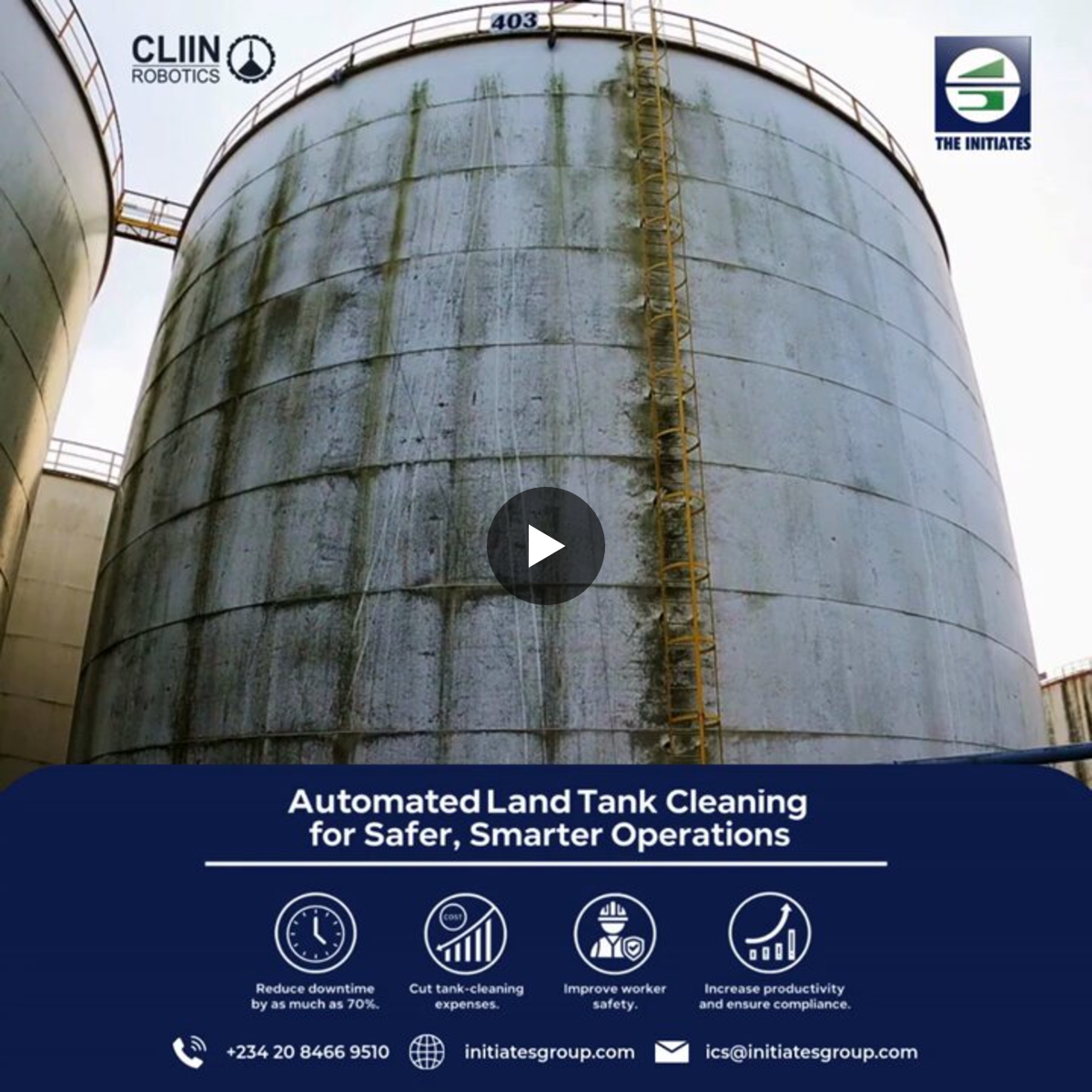 The Initiates Plc on X: "Safer Tank Cleaning, Zero Human Entry. TIP’s ...