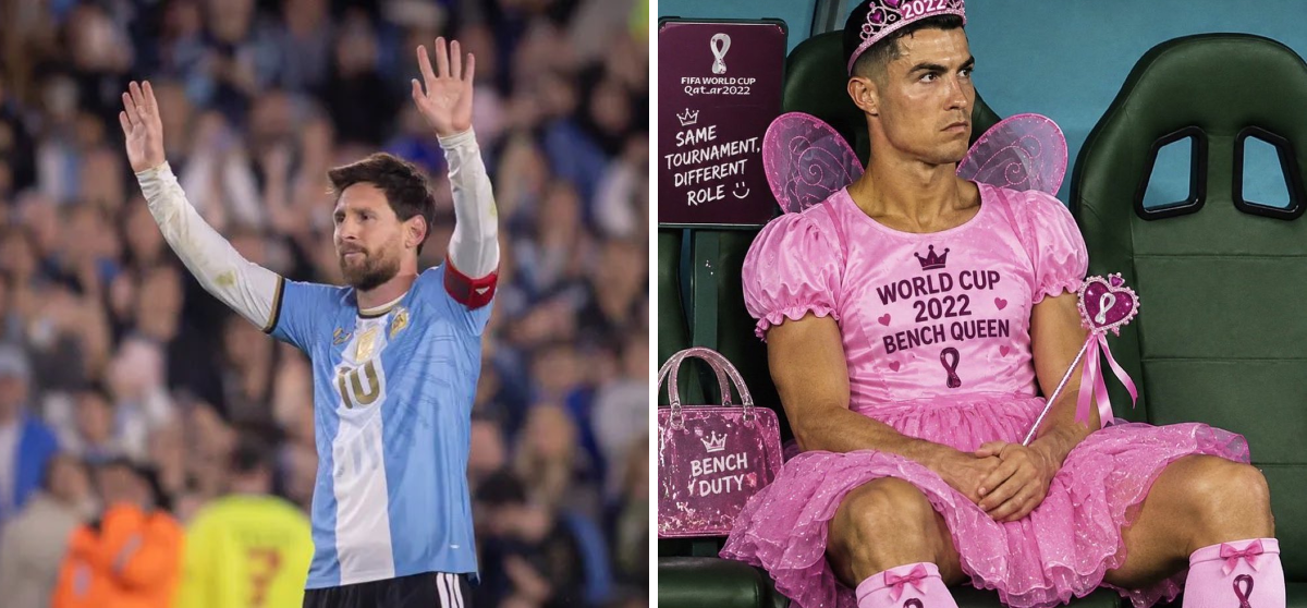 Diego Othman on X: "@NoodleHairCR7 Messi last game vs Ronaldo last game ...