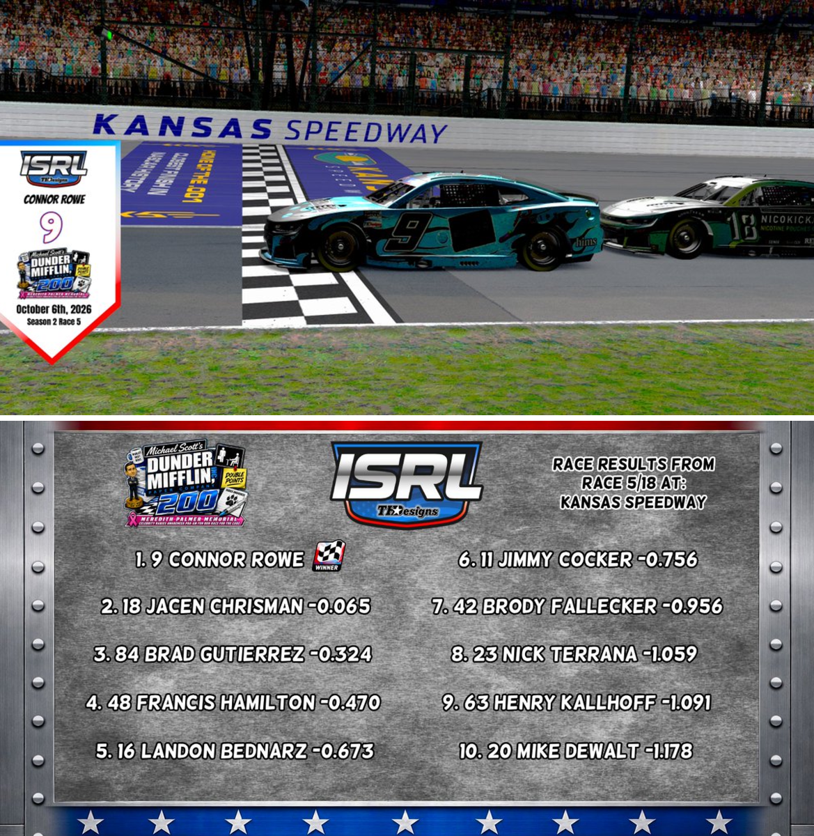 ISRL (Independence Sim Racing League) on X: 