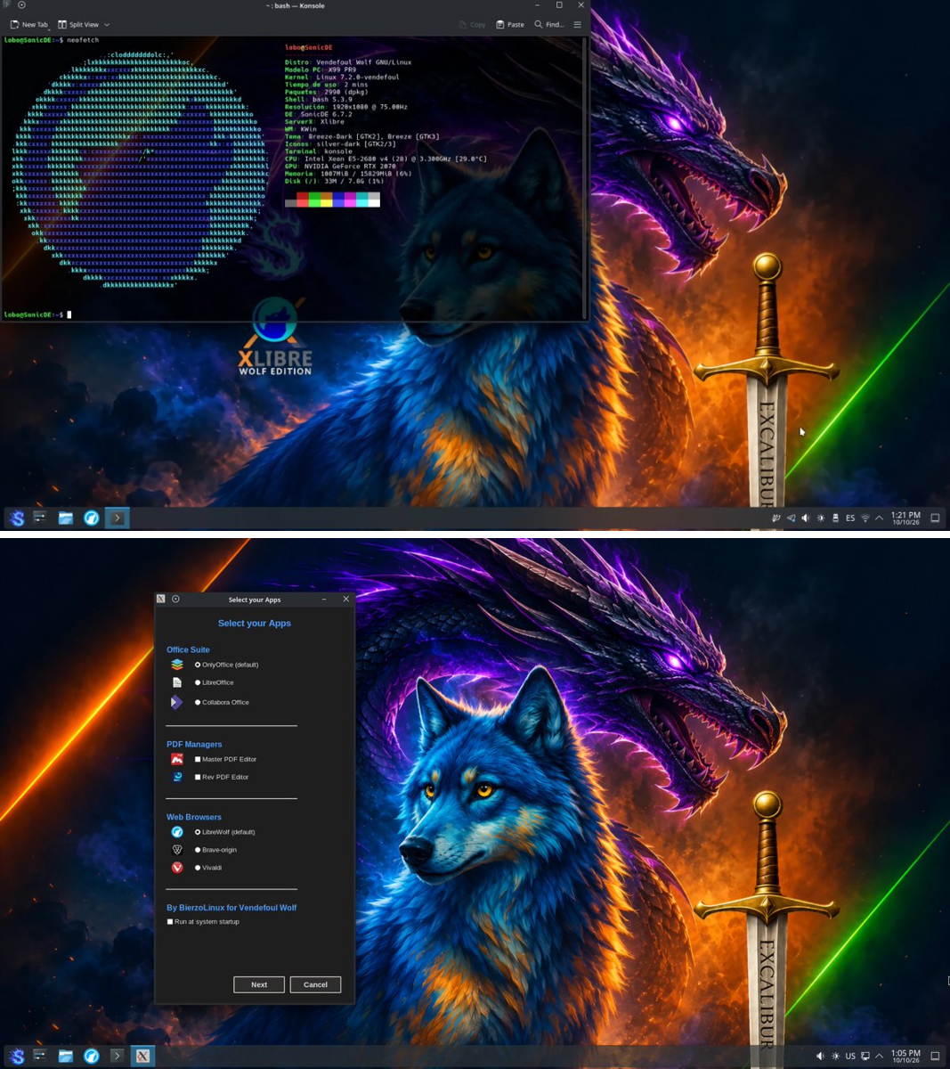 Vendefoul Wolf GNU/Linux on X: 