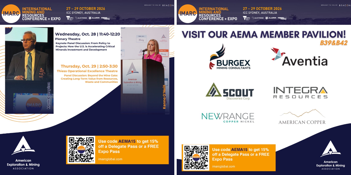 American Exploration & Mining Association on X: 