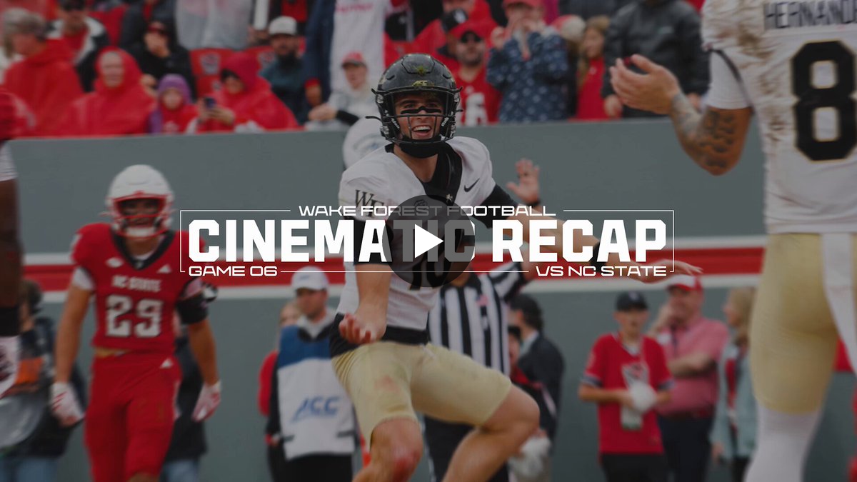 Wake Forest Football on X: 