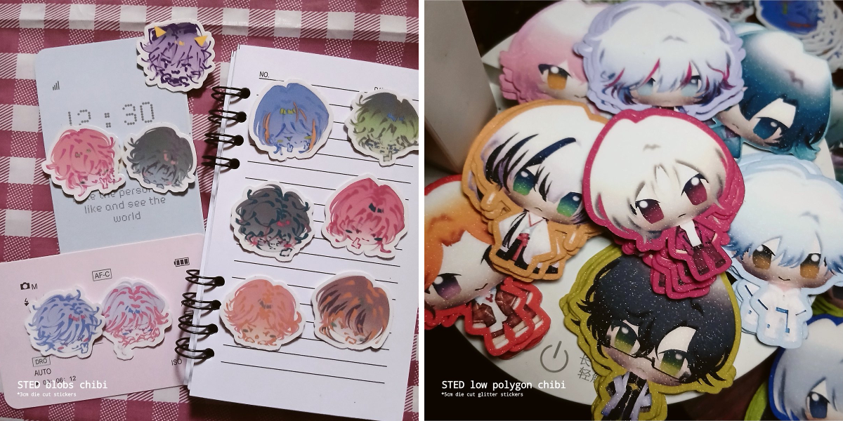ome | H24 CMPR7 & N46 CF23 on X: "-- strange eden stickers sample for # ...