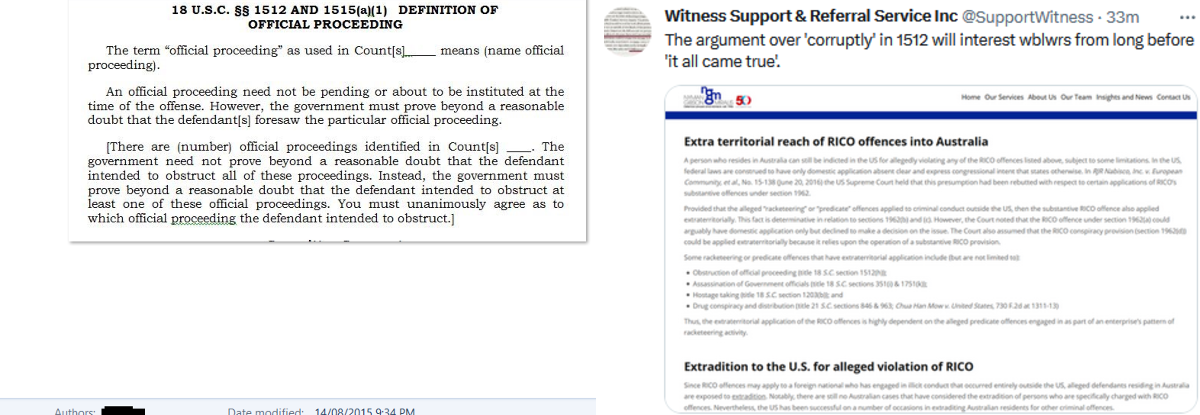 Witness Support & Referral Service Inc on X: 