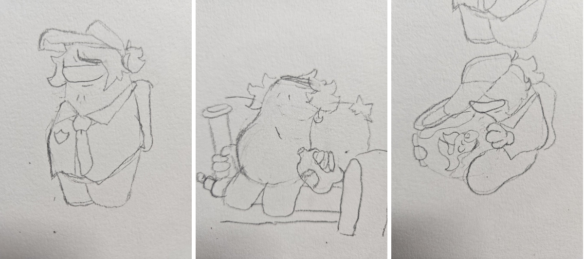 Blyostie on X: "Fat purple for the masses Inspired to finally draw them ...