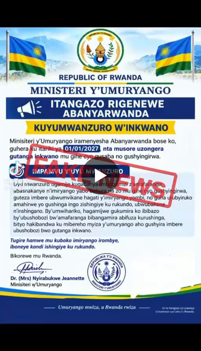 Ministry of Gender & Family Promotion | Rwanda on X: 