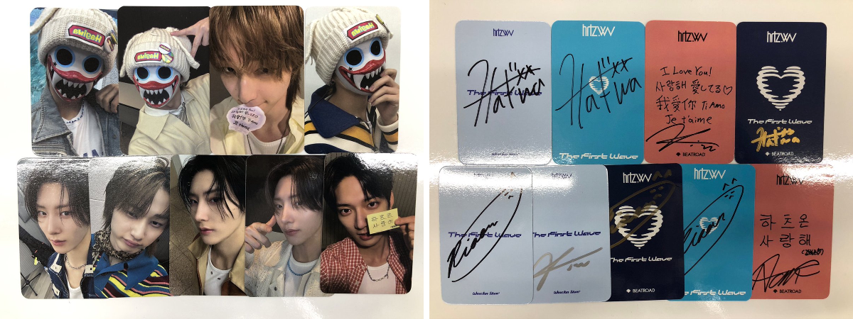 hrtz.wav BEATROAD 対面サイン会メンバー直筆サイントレカケイテン K-POP館 on X: 