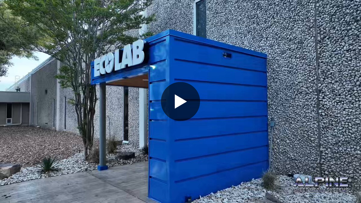 Alpine Sheet Metal Systems on X: "This precision structure elevates ...