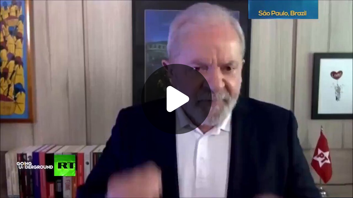 Going Underground on X: "Brazil’s🇧🇷 President Lula Da Silva on Going ...
