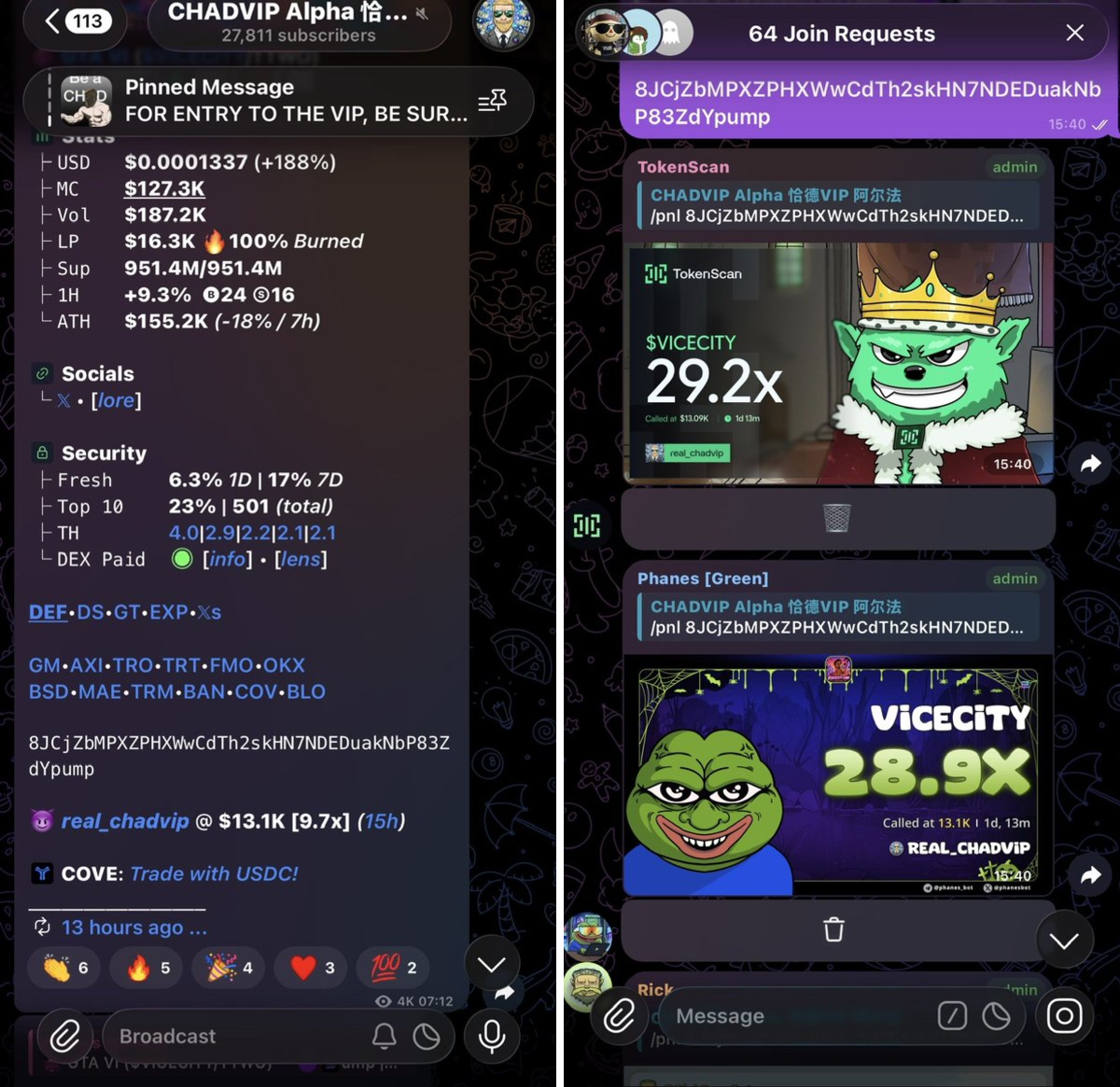 CHADVIP Alpha 恰德VIP 阿尔法 on X: 