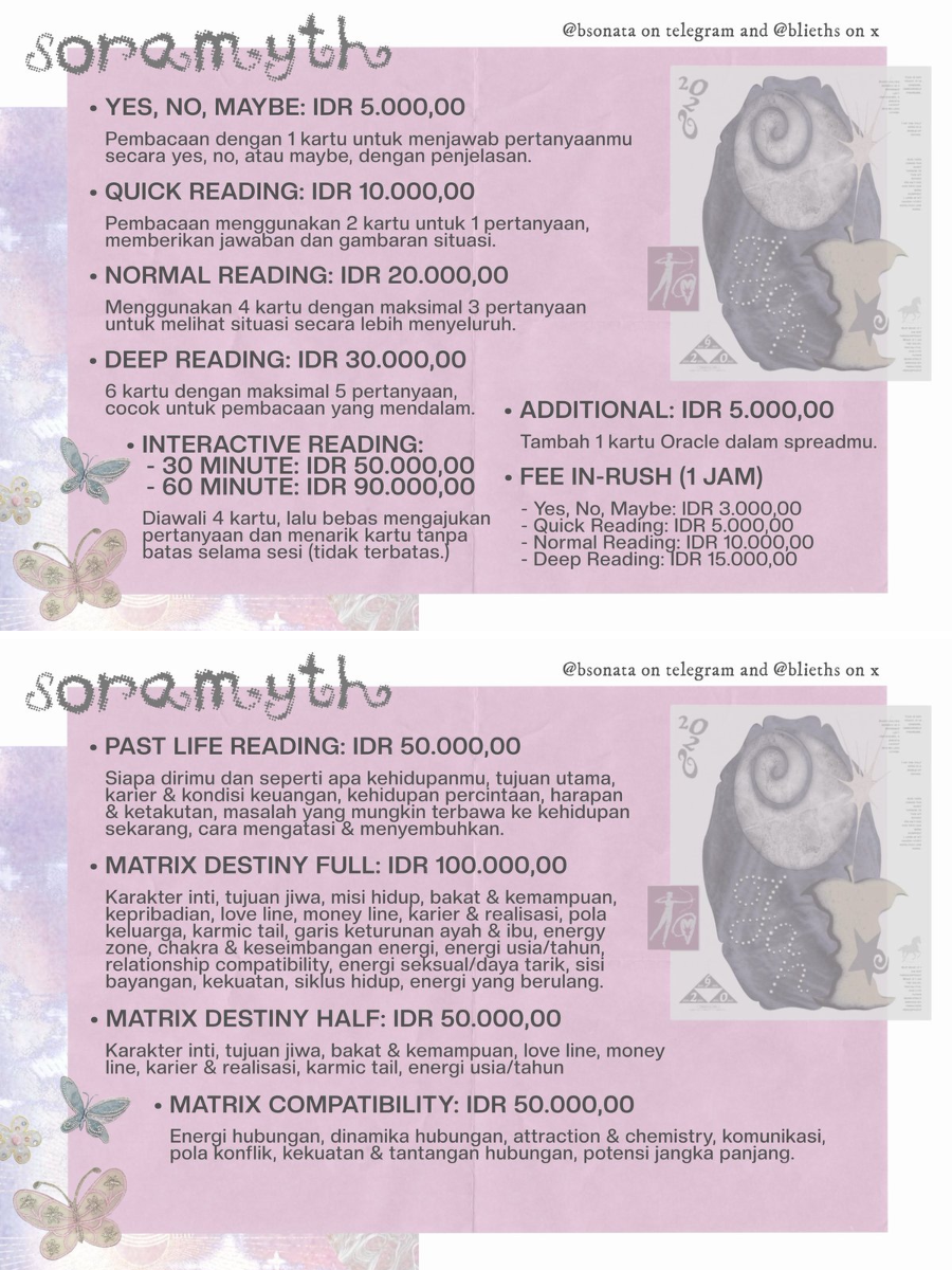 sora, order ke wa. (tarot & matrix reading) on X: 