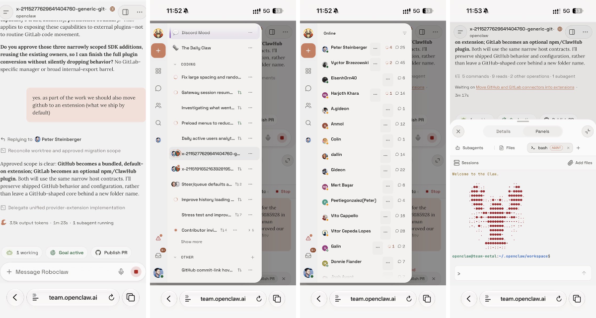Peter Steinberger 🦞 on X: "OpenClaw’s web UI now works offline and uses ...