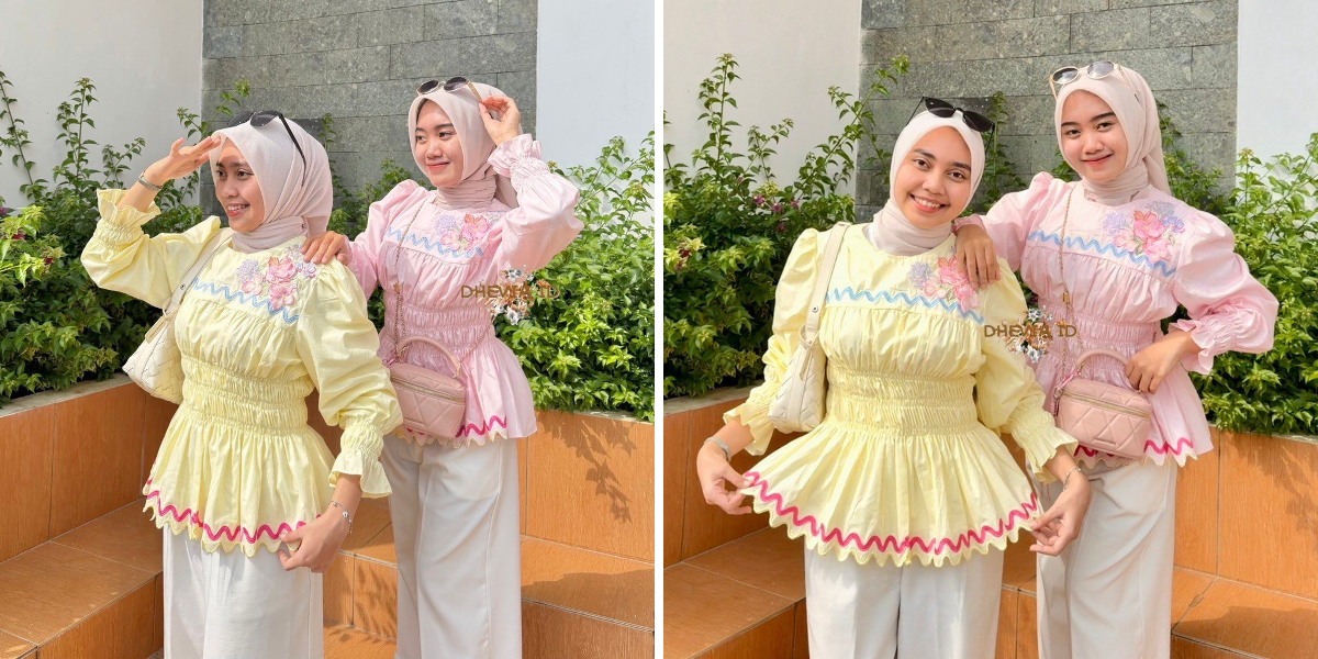 sie on X: "EHH INI BLOUSE NYA CANTIK BANGETTTT looknya jadi fresh 🌻 " / X