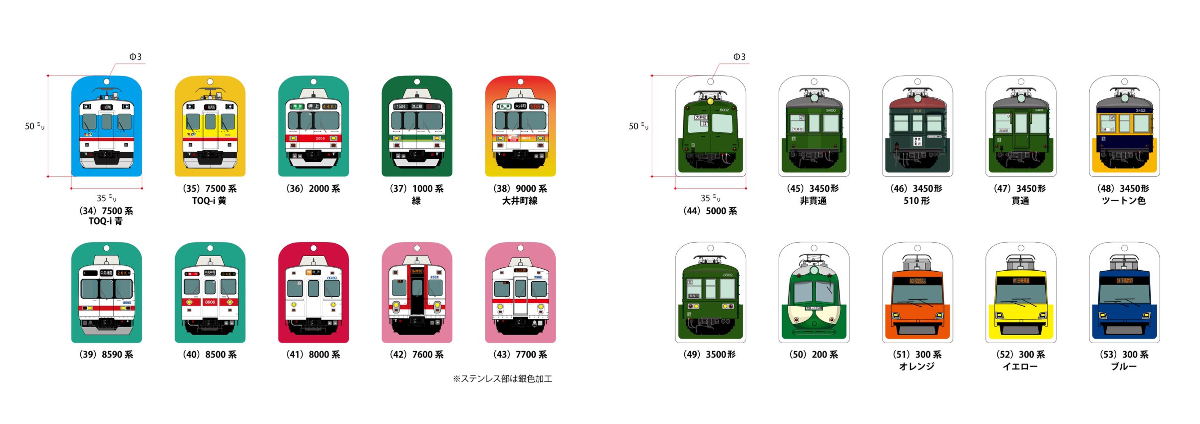 電車市場 改元記念 平成→令和 アクリルキーホルダー総合車両製作所