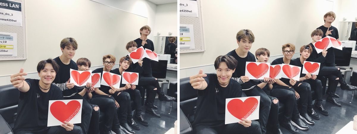 BTS WINGS サイン会　V &J-HOPE BTS JAPAN OFFICIAL on X: 
