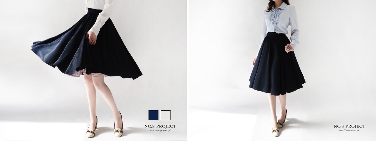 NO.S PROJECT 理想のサーキュラースカート ネイビー M NO.S PROJECT on X: 